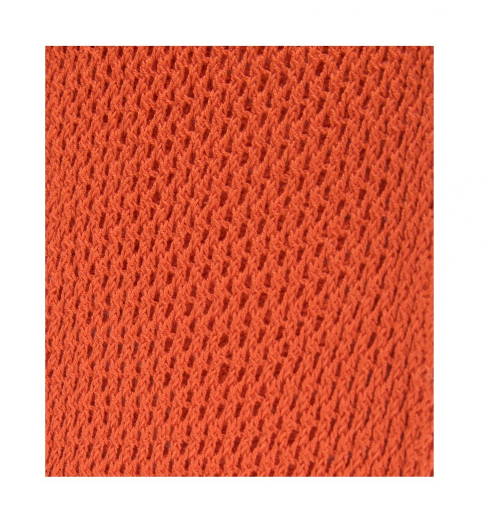 Hot Orange Trellis Fabric