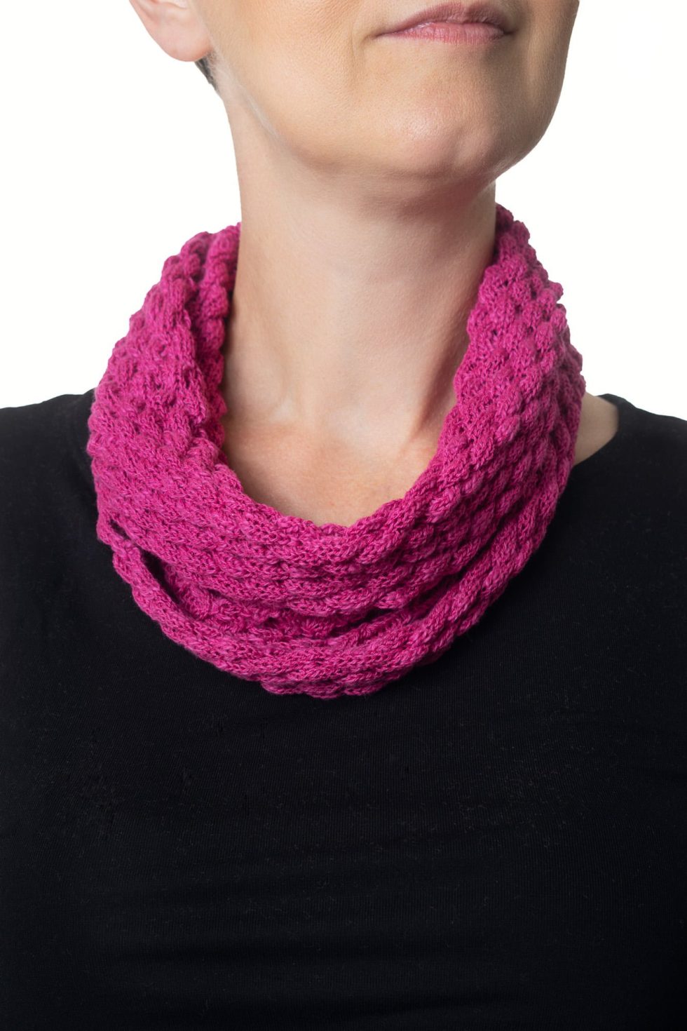 Rose Pink Diamond Cowl