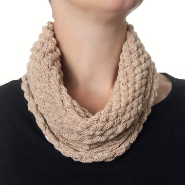 Light Beige Diamond Cowl