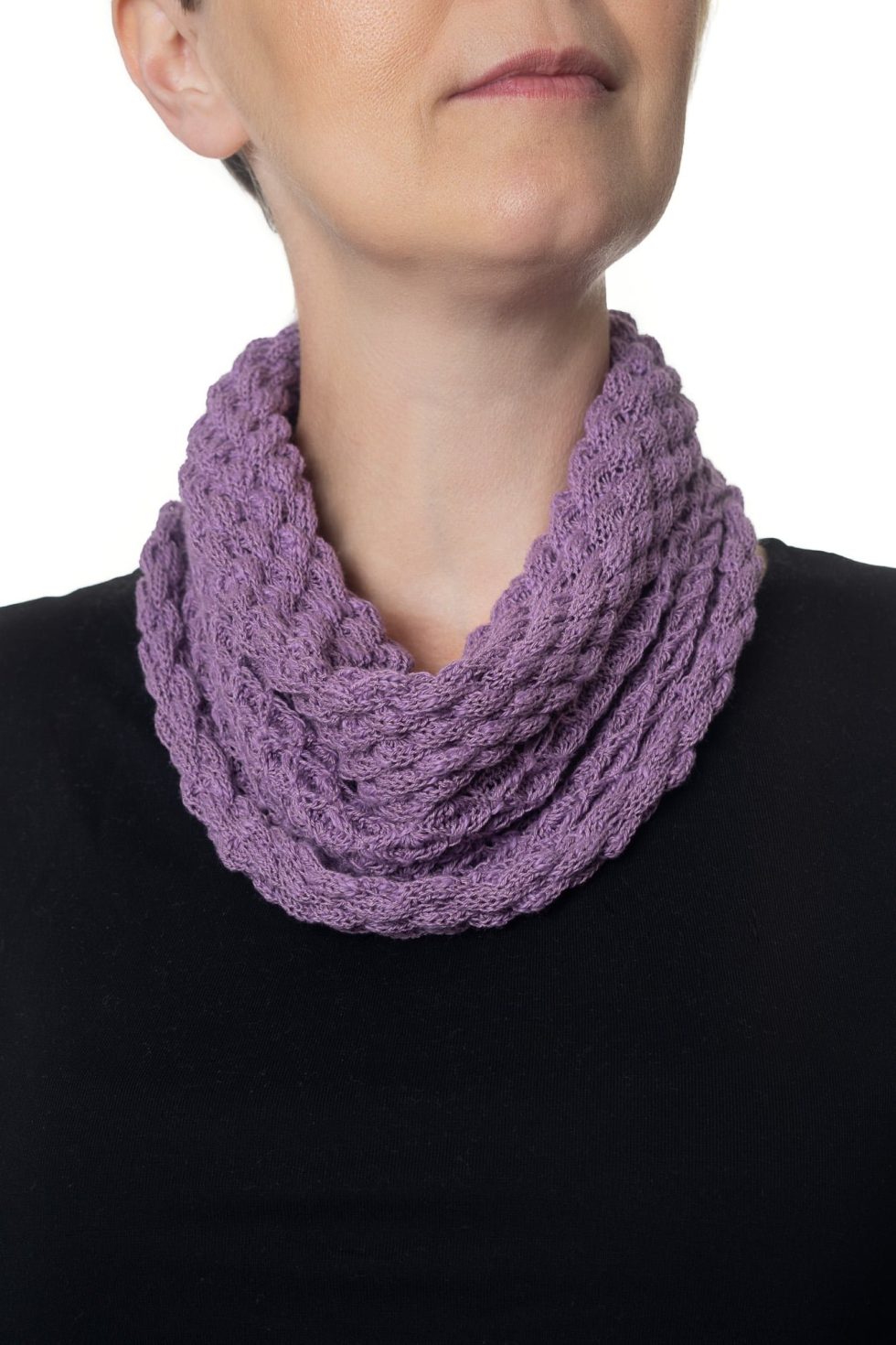 Dark Mauve Diamond Cowl