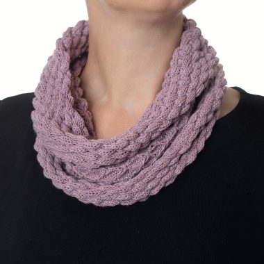 Pale Lilac Diamond Cowl