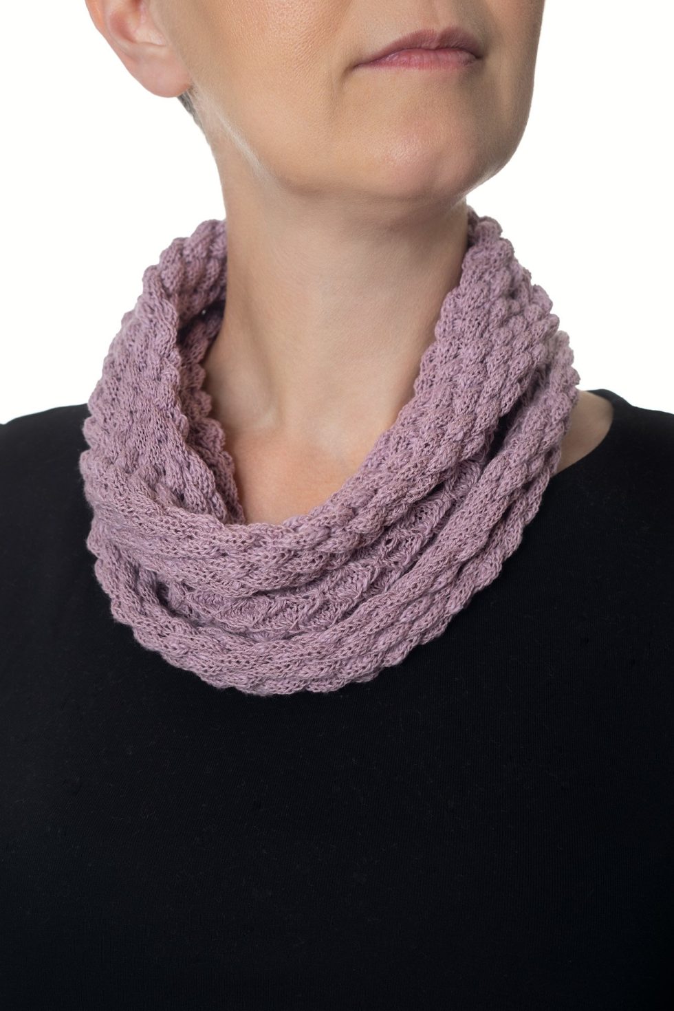 Pale Lilac Diamond Cowl