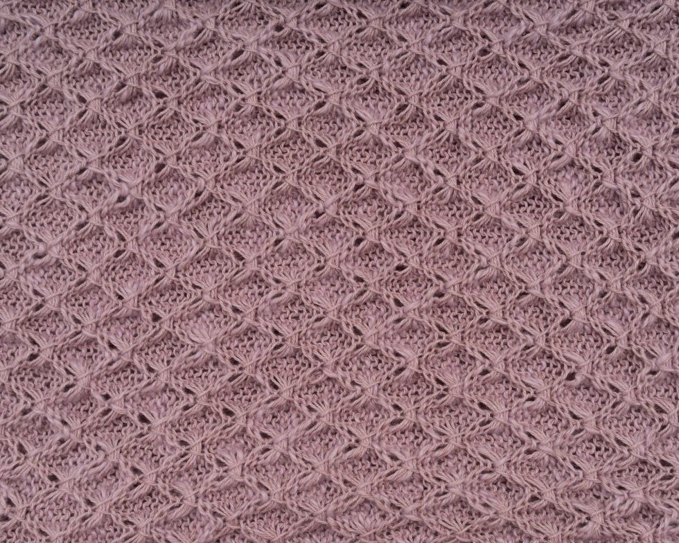 Pale Lilac Diamond Cowl/Snood - Image 3