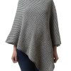 Grey and Black Combination Poncho - Image 2