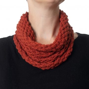 Spiced Orange Diamond Cowl