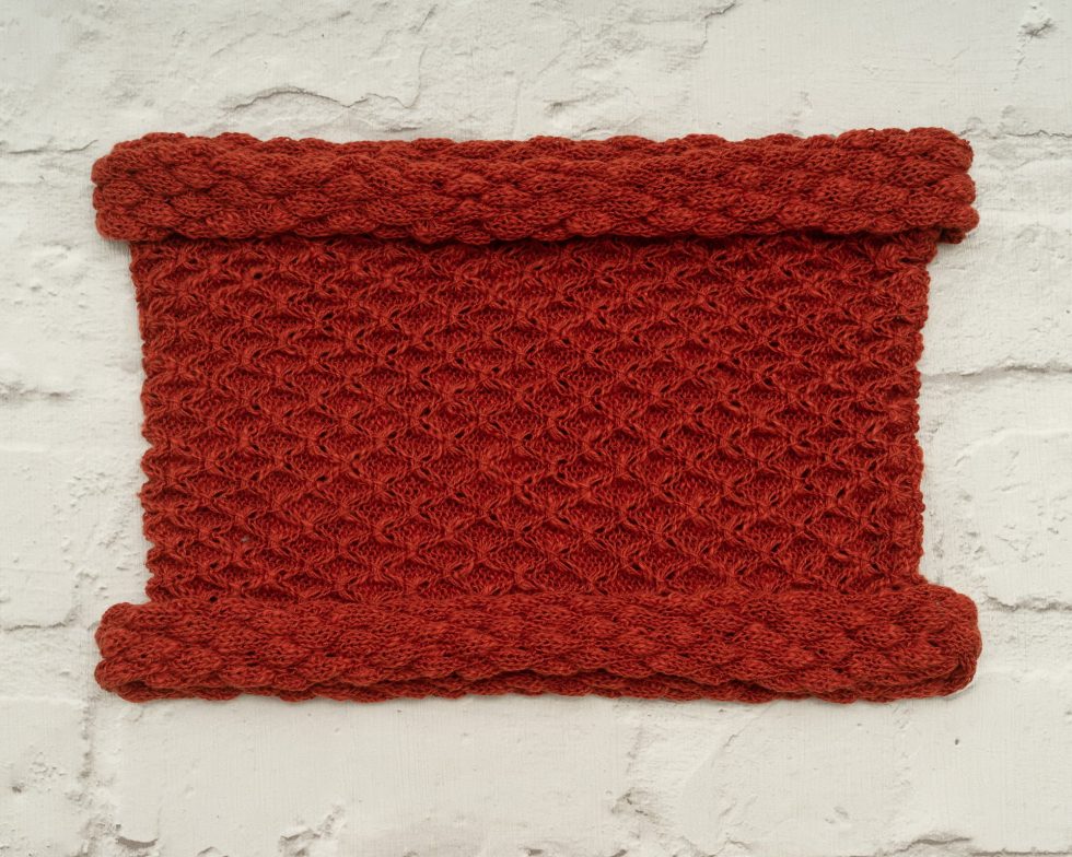 Spiced Orange Diamond Cowl - Image 2