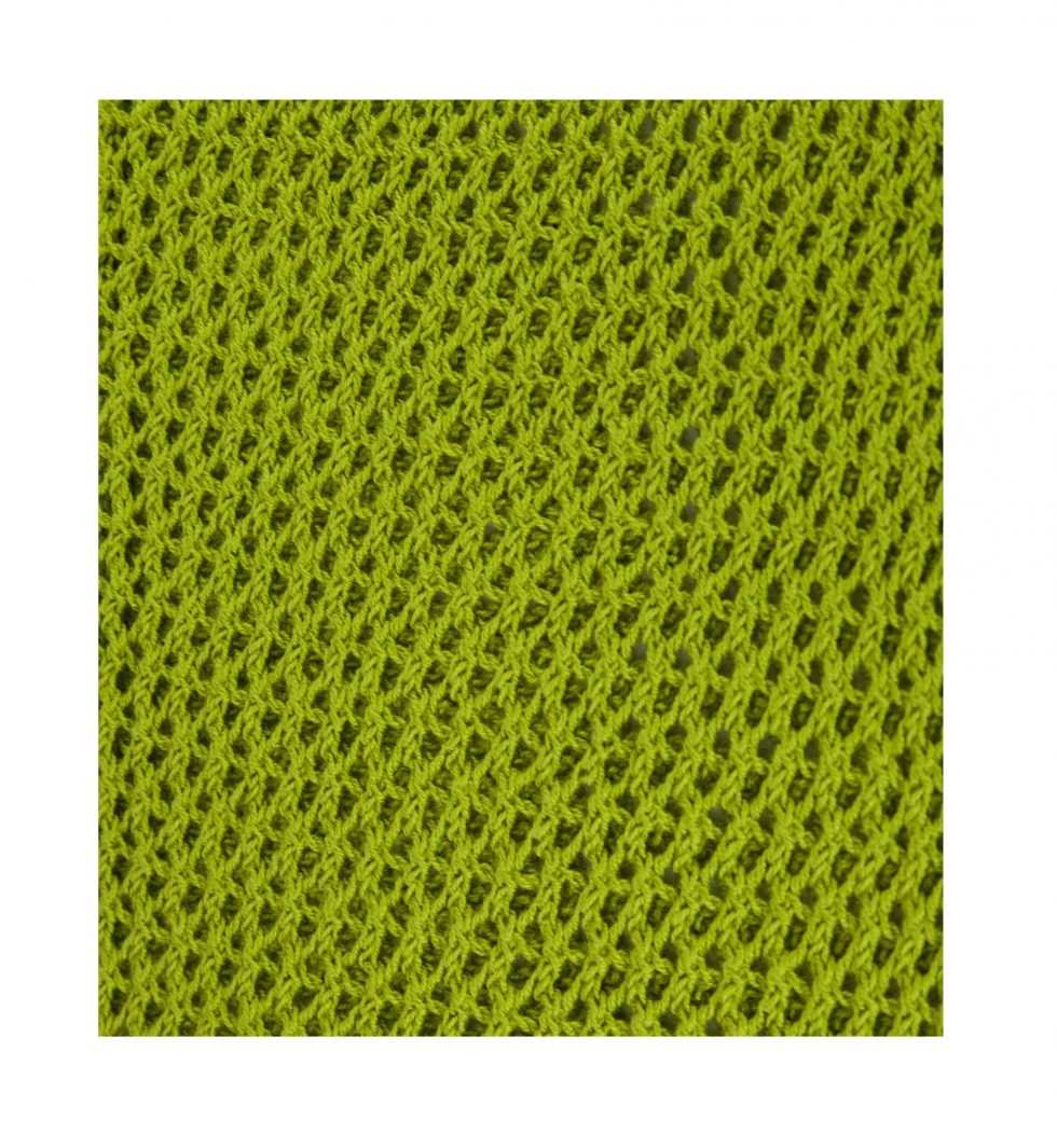 Lime Green Trellis Fabric Swatch