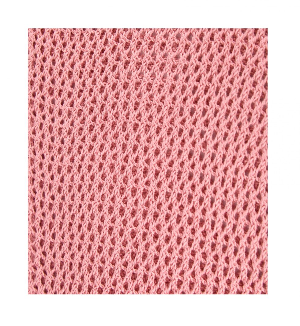 Cyclamen Pink Trellis Fabric