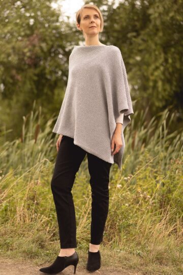 Grey Seed Poncho