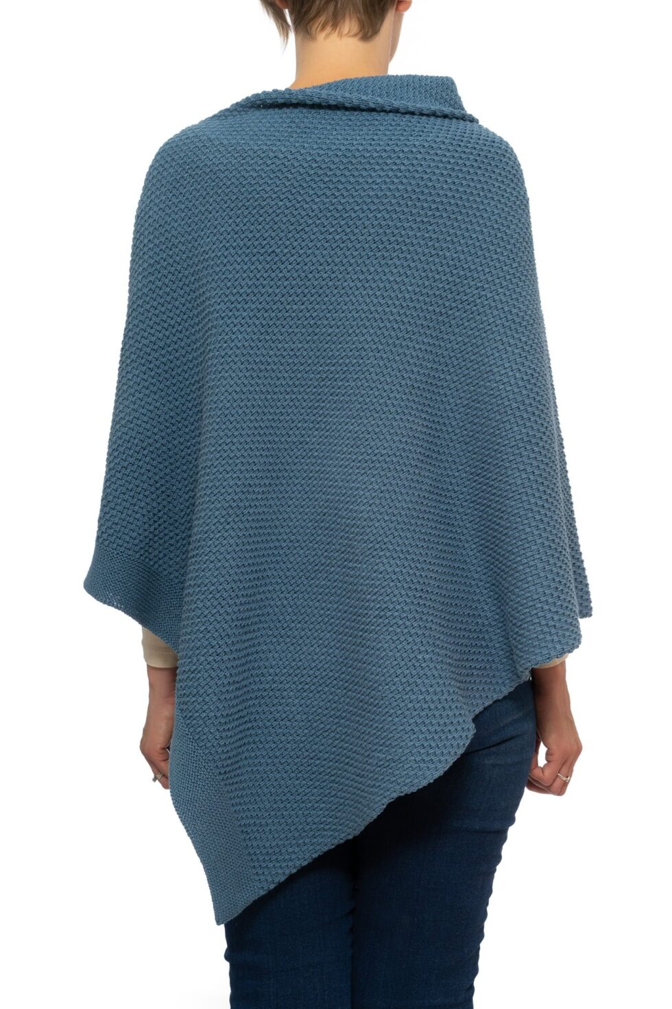 Denim Blue Seed Poncho