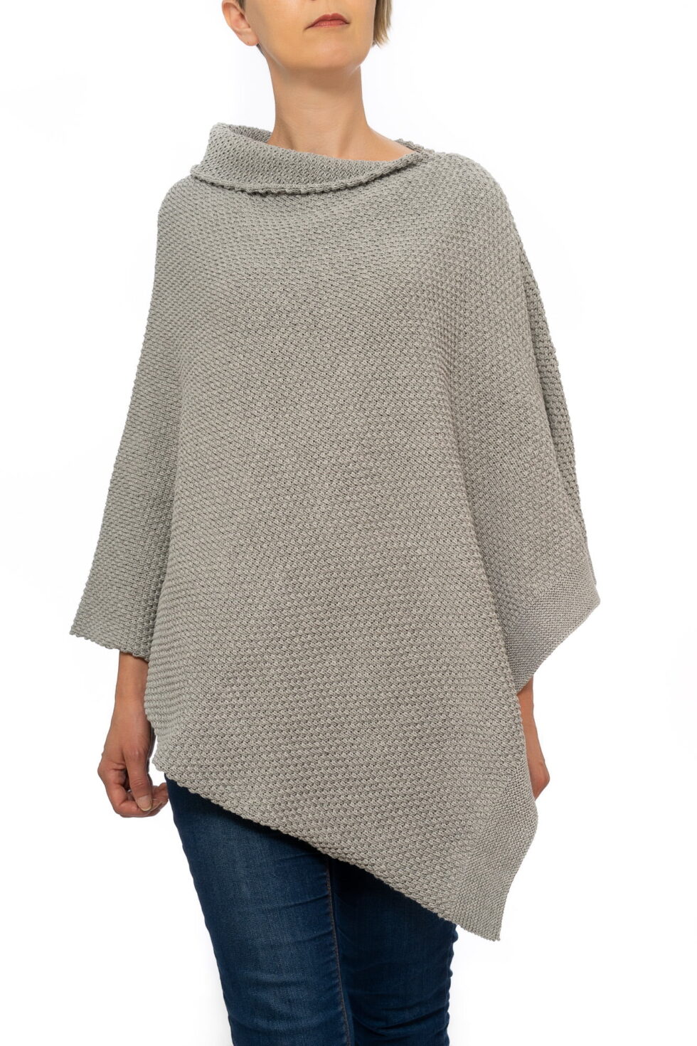 Light Grey Seed Poncho