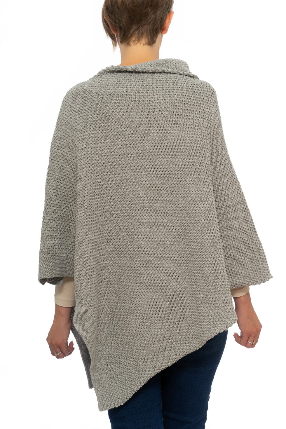 Light Grey Seed Poncho